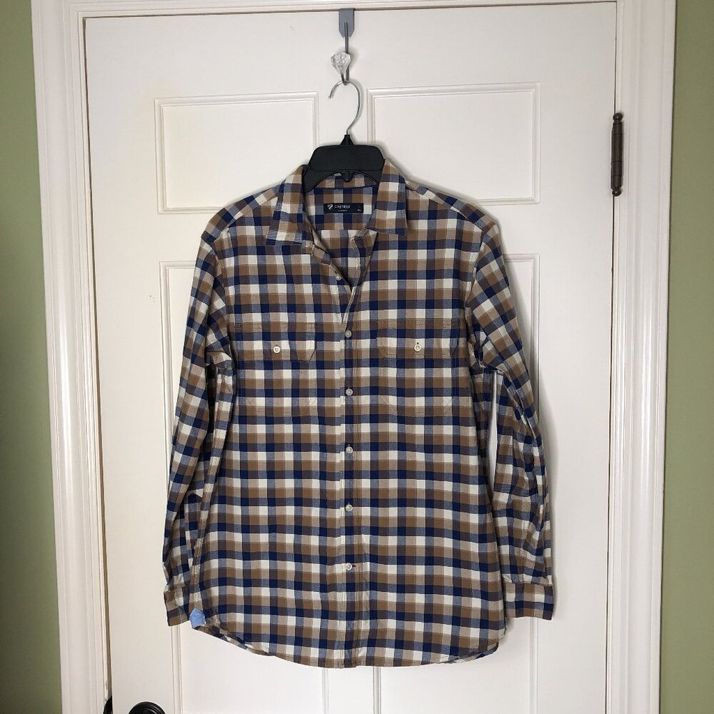 Cremieux Classics, Men's Long Sleeve Shirt Size Medium 100% Cotton New No Tag